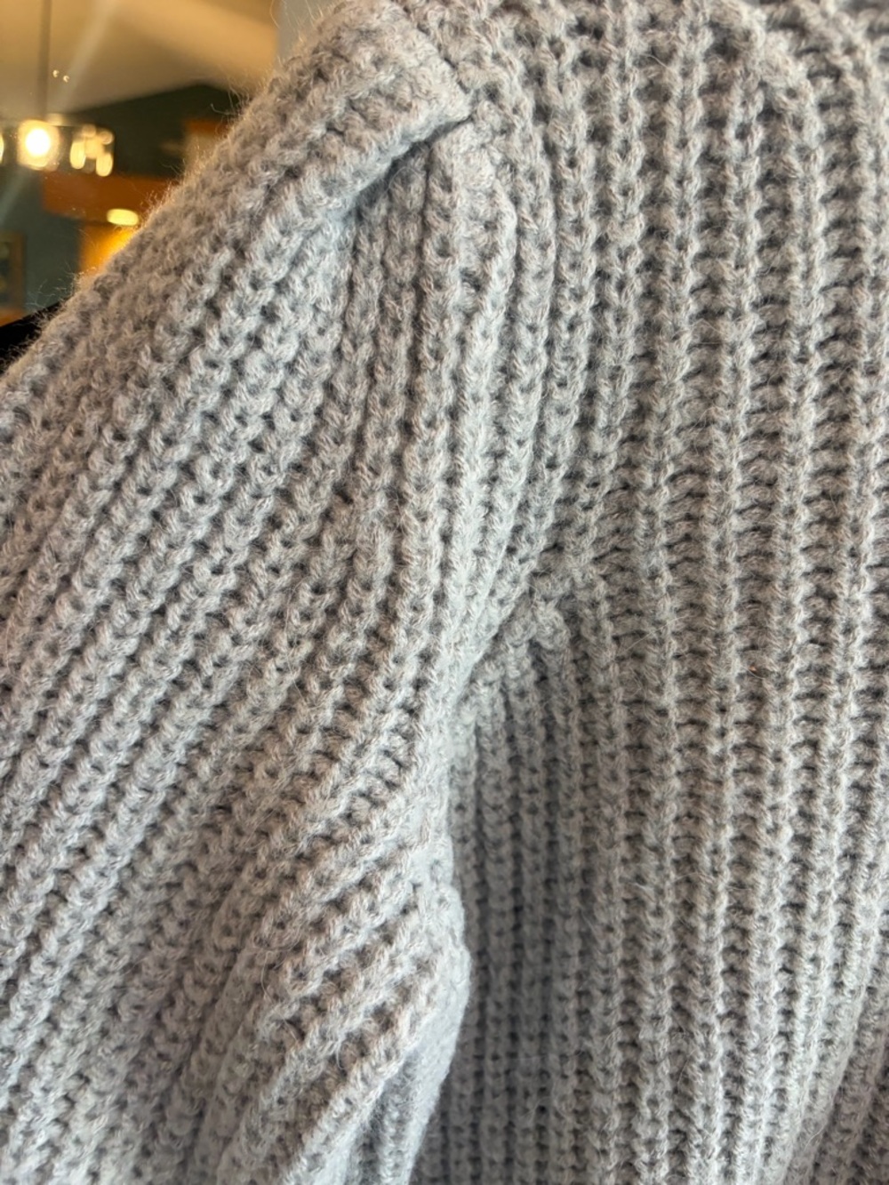 Boden Ribbed Fluffy High Neck Wool & Alpaca-Blend Jumper Sweater - Picture 5 of 8